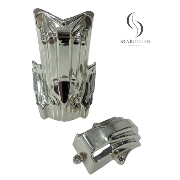 Silver PP/ABS Material Coffin Corner Personalized Coffin Hardware Supplier 11# S