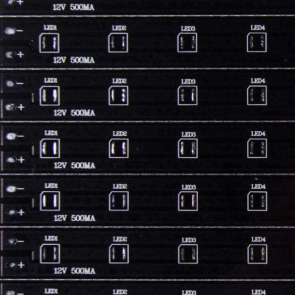 Dimmable RGB LED Single Sided PCBs Heat dissipation Copper Core