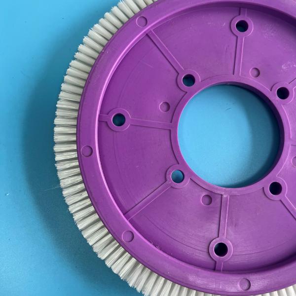 LK Stenter Brush Wheel Bruckner Plastic Purple Body Bristle Pig Hair Nylon Hair Stenter Machine Parts