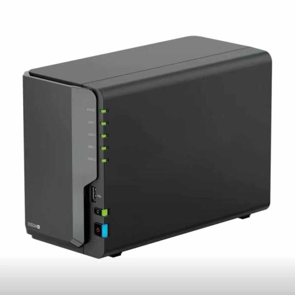 La station disque originale Ds224 DS224+ Tower Server 2 Bay Nas est un serveur de stockage