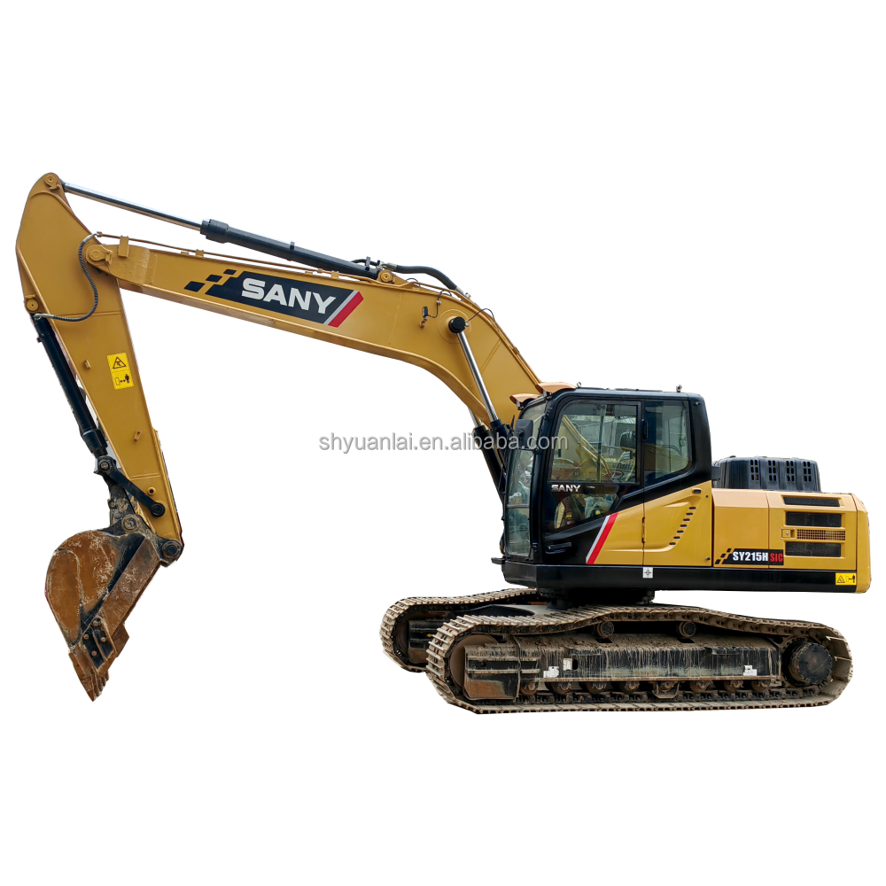 Sany SY215 Excavator avec 0-2000 heures de travail et 0,93m3 de capacité de seau