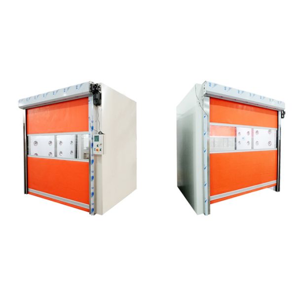 PVC Roller Industrial Air Shower Powder Coating SUS304 Inner Cargo Air Shower