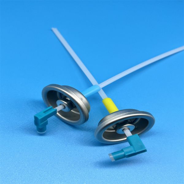Aluminum Universal Button Actuator Metered Aerosol Valve Mist Spray Pattern Free Samples