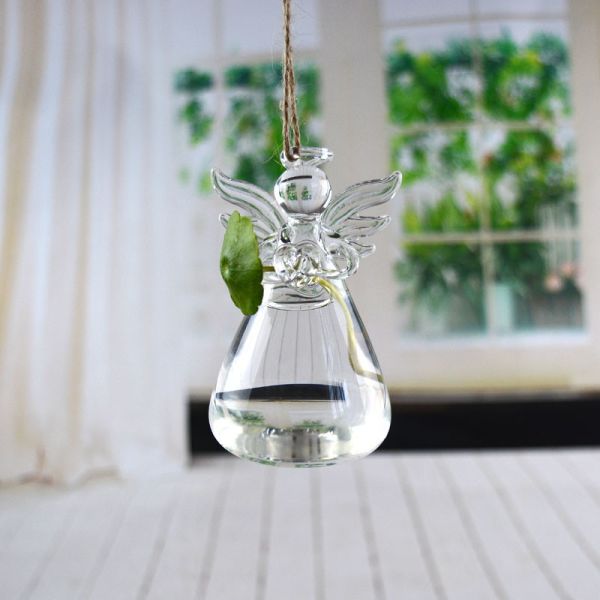Pure hand-made angel vase Creative floral flower arrangement home hydroponic container gift