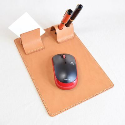 Projeto ergonômico Pen Holder Nonslip Foldable Recycled de couro com luzes do diodo emissor de luz