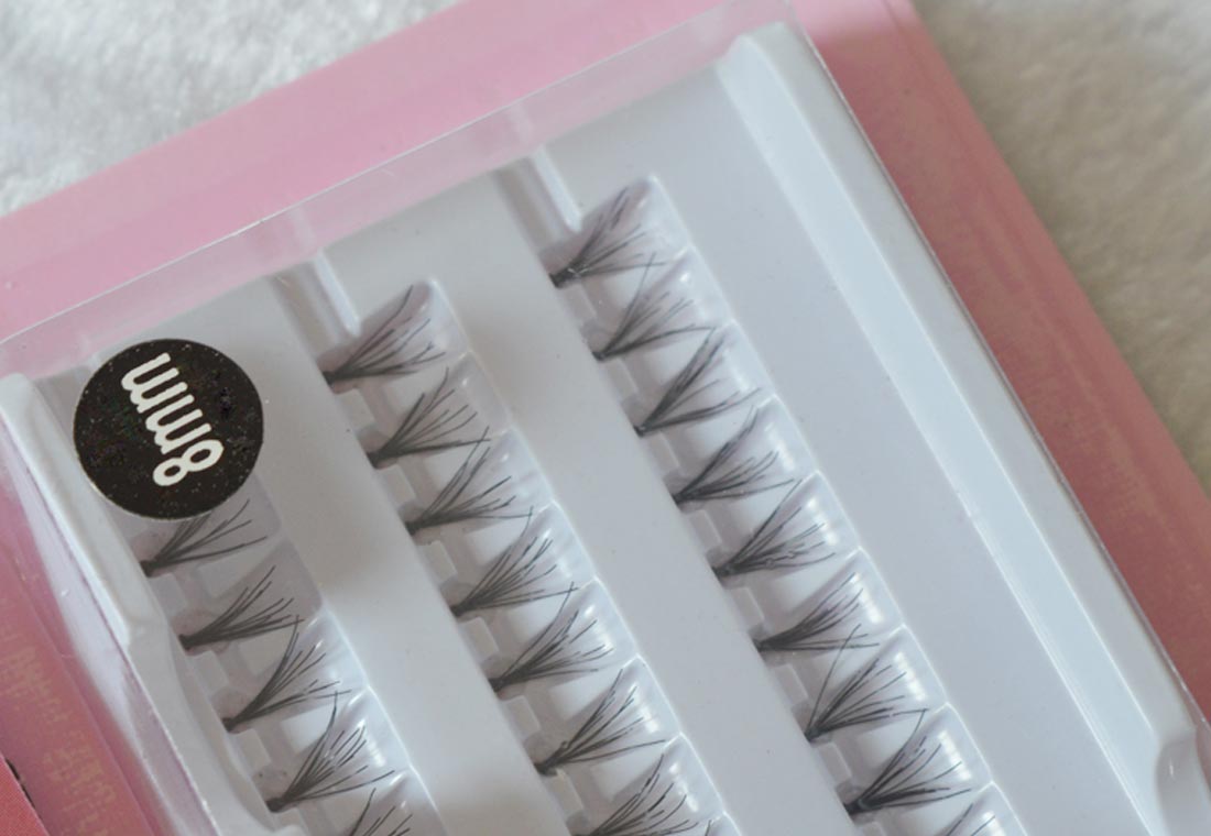 Цена по прейскуранту завода-изготовителя 60pcs/Set макияж расширения ресницы группы ложной ресницы черноты 8/10/12 mm Lashe естественный поддельный длинный