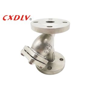 GB PN16 Oil Water Y Style Filter Valve High Temperature Remove Impurities