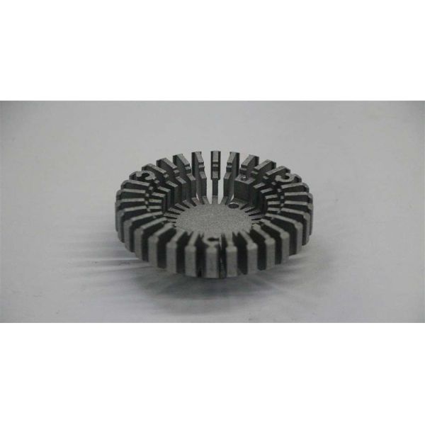 Energy Saving Round Extruded Aluminum Heatsink OEM / ODM Available