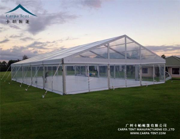 10x30m Transparent Roof Clear Event Tent / Waterprooof PVC Wedding Marquee