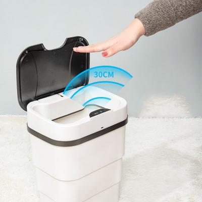 Household Kitchen Bathroom Living Room Garbage Can Foldable Deformation Garbage Can Intelligent Induction Garbage Can
