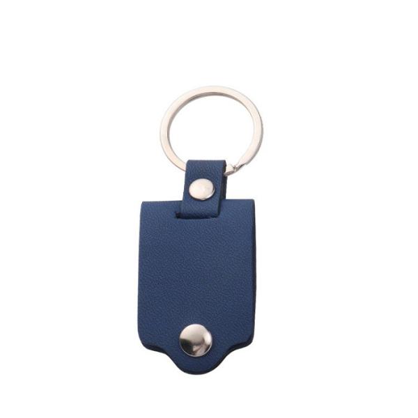 Photocadre en cuir sublimé en blanc sur mesure porte-clés multi-fonctionnel bricolage porte-clés en cuir photo ornements suspendus