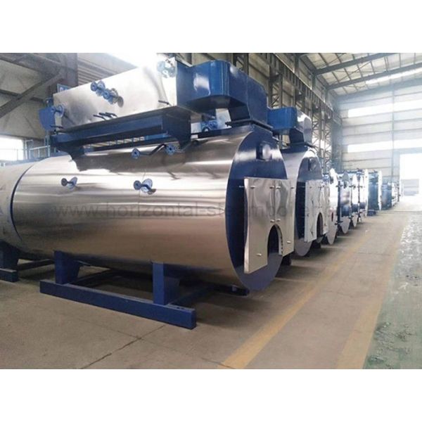 Gas Condensing Steam Boiler , Commercial Oil Fired Boilers For Rubber Industry