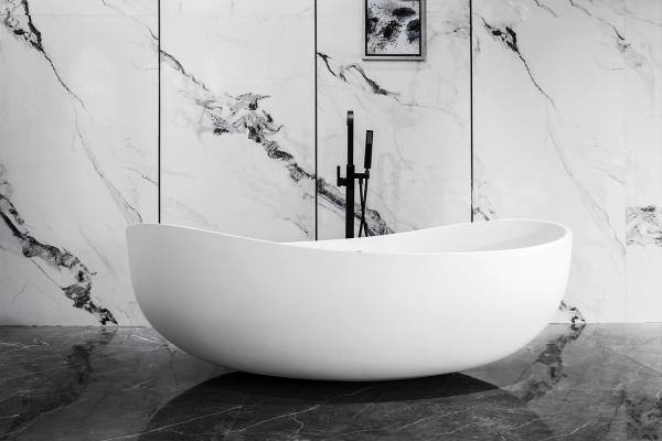 Freestanding Soaking Bathtub Stain Resistant Long Life Span