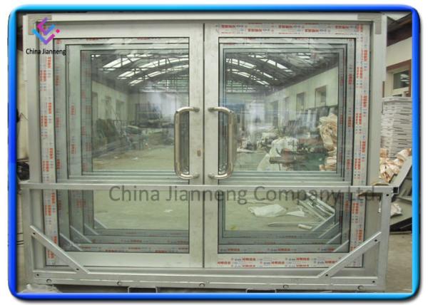 6063 Springdoor Aluminium Folding Sliding Doors With Wood Grain Finish