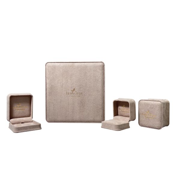 Women Girls Luxury Jewelry Packaging Boxes Round Corner Convex Edge Small Jewelry Box