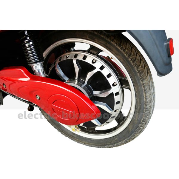 32km/H Electric Pedal Moped Scooter With 18 Inch 48V 250W Motor