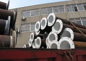 Tubulação de aço sem emenda composta da polegada PTFE do círculo A369 80