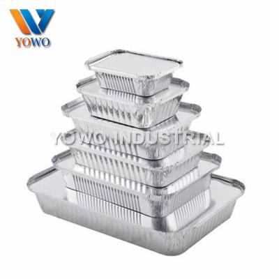 16oz 175×110×40mm Disposable Aluminum Foil Food Containers