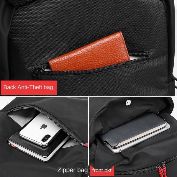 Wholesale custom logo men's and women's white backpack portable waterproof  backpack fashion school bag