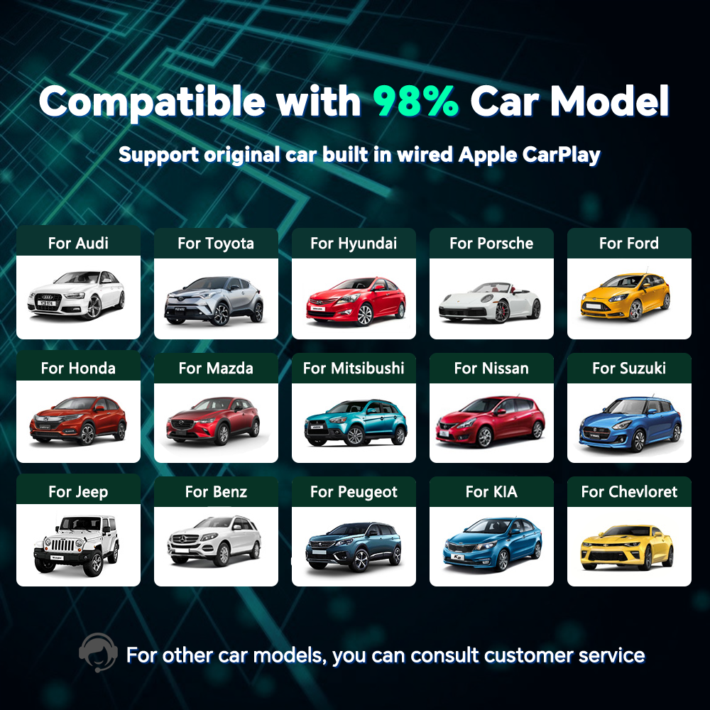 Wholesale Wireless CarPlay Adapter Android Car Smart AI Box Dual Wifi Car Android Youtube Netflix Multimedia Usb Dongle