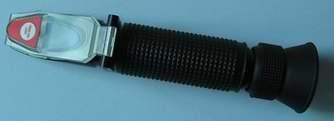 Industrial Fluid Optical Refractometer Black Leather Case Packing
