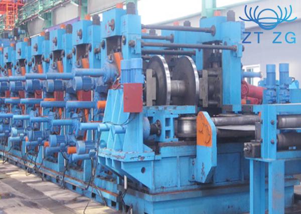 Galvanized Construction Tubes Erw Steel Pipe Mill High Accuracy