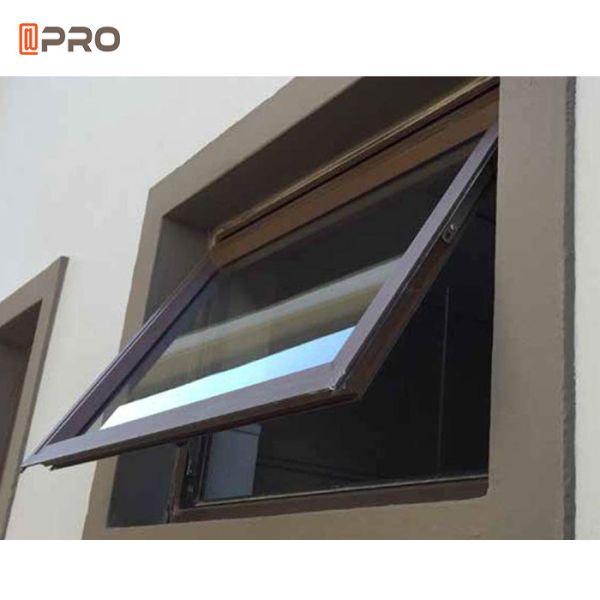 Professional Australian Standard Double Glazed Aluminum Top Hung Awning Window
