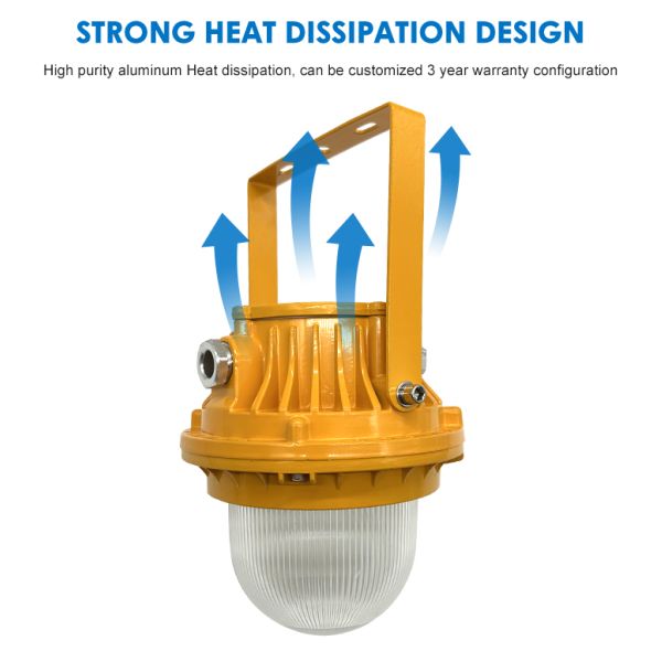 High Brightness LED Explosion Proof Light with Aluminum Tempered Glass in 50W 100W 150W for Hazardous Locations