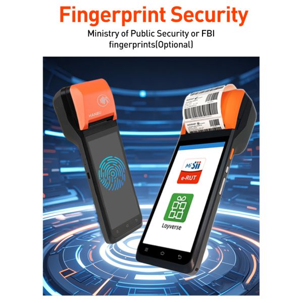 Hanbu 8 Inch Android 12 POS Terminal with 6400mAh Battery