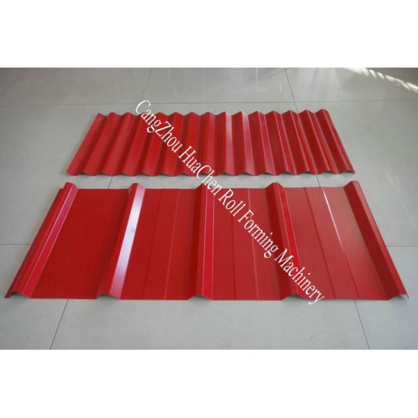 Крен листа двойника стены крыши формируя шифратор Panasonic Omron машины