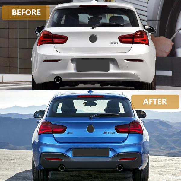 Custom Logo Accepted Car Kit for BMW 1 Series F20 15-18 MT Style Upgrade Rear Body Kit