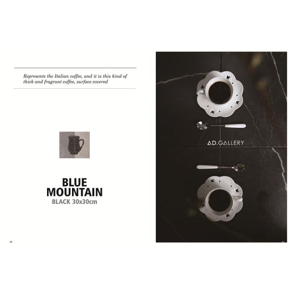 300x300mm black colorblack and white ceramic floor tile,anti-skid surface