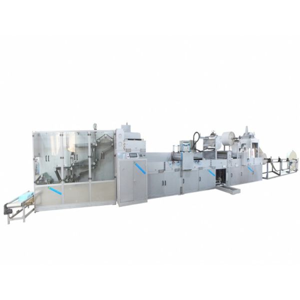 230pcs/Min PLC Control 22m Length Medical Underpad Making Machine