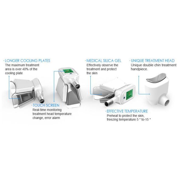 4 handles Cryolipolysis body slimming fat reduction machine with four handles working together