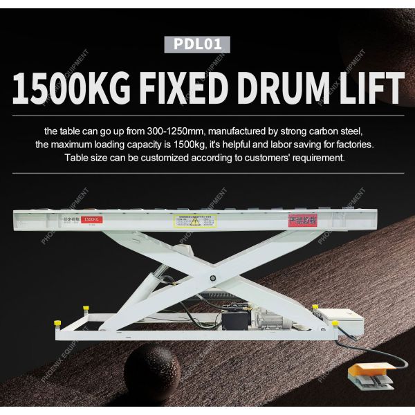 Electric Hydraulic Scissor Lift Tables Customized for Load and Unload in 2500*720mm Size