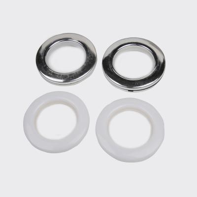 Silver White 5mm Thickness Mesh Drapery Rod Rings