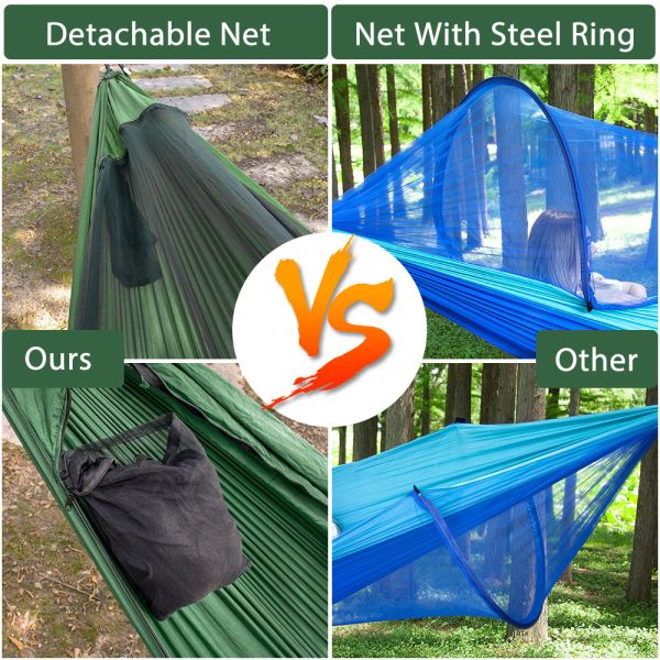 High Load Capacity 300kg 750g Portable Camping Hammock