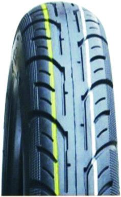 Pneu de borracha natural 3.00-10 J816 do trotinette da motocicleta do OEM 6 PARES do pneu estado abatido sem câmara de ar