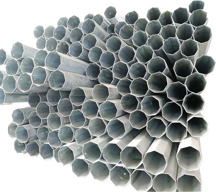 Q235 Q355 Material 15KV 69KV Pollo de acero de distribución galvanizado