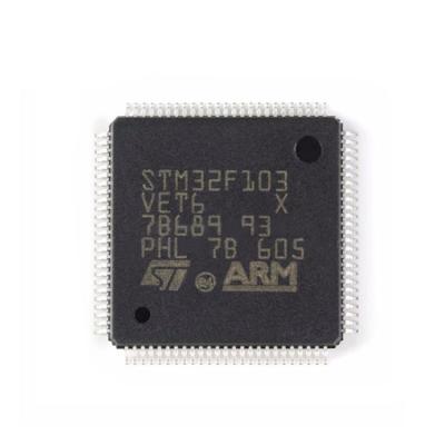 STM32F103VET6 LQFP-100 STM32F103VET6TR puce à microcontrôleur ARM MCU IC grand public amélioré microordinateur à puce unique ARM