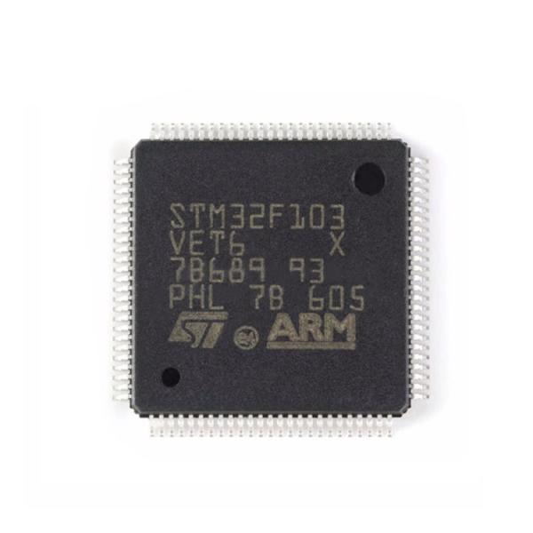 STM32F103VET6 LQFP-100 STM32F103VET6TR puce à microcontrôleur ARM MCU IC grand public amélioré microordinateur à puce unique ARM