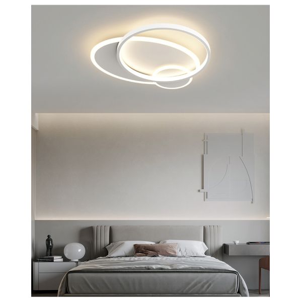 Modern Minimalist Ceiling Lights Living Room Art Bedroom Recessed White Ceiling Lamp(WH-MA-259)