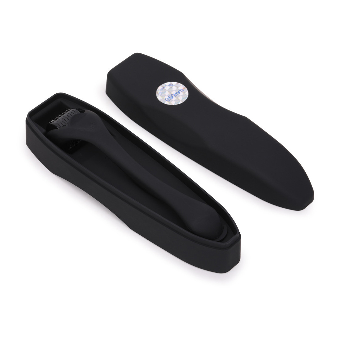 Anti-Puffiness 540 Needle Matte Derma Roller 0.5mm Beard Growth Titanium Beard Roller