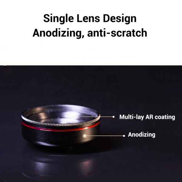 Multi Layer Coating Phone Camera Lens Anti Scratch Phone Macro Lens For Closer Focus Distance