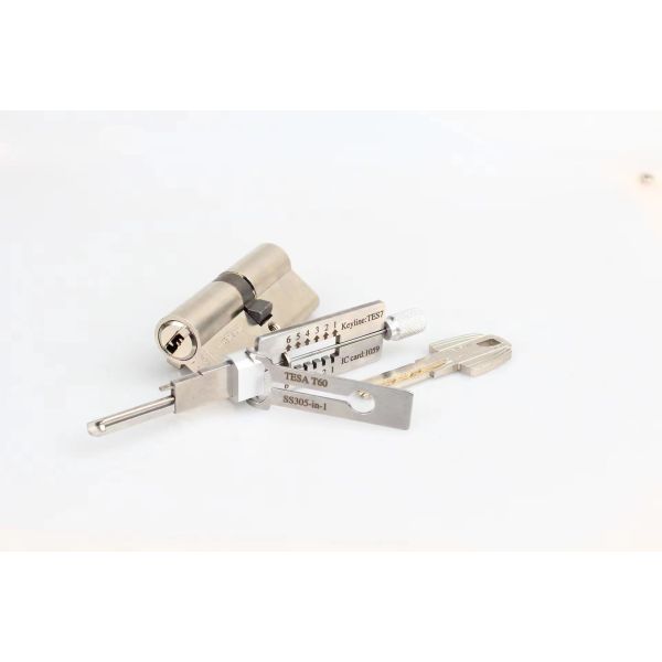 Soporte Logotipo de Aduanas Lishi Estilo 2 en 1 Herramientas de Selección de Cerraduras de Cerrajero Ultion 3Star WXM R6 T60 Samsung Smart L4V-T R55