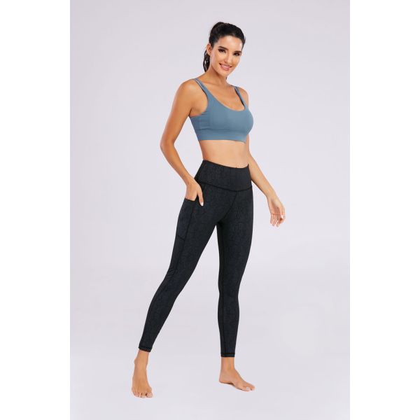 customizable Jacquard Fabric Womens Fitness Pants Slimming Gym Leggings