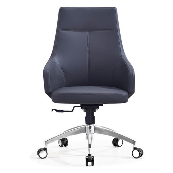 Executive Swivel Knee Tilt Chair Leatherette Office Arm Chair Office