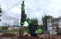 Rotation 7-40 t/mn Mini Piling Rig Torque de vitesse de KR40A 32/42 Kn.M