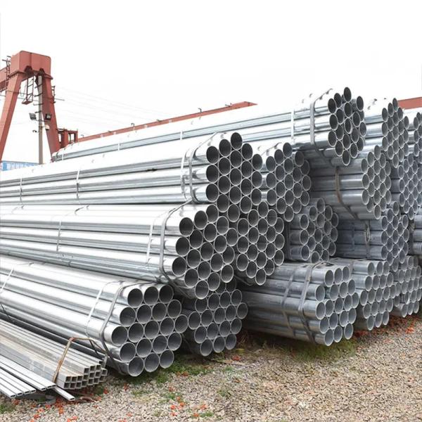 SGCC Galvanized Steel Tube 30mm Hot Dipped GI Round Pipe For Construction
