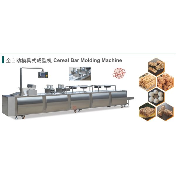 Barra do cereal da aveia do arroz que forma a máquina